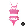 Ouch! Glow Body à encolure grecque Rose Fluo